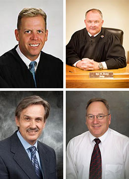 Image of Stark County Family Court Judge Jim James, Logan County Family Court Judge Dan Bratka, Magistrate Kenneth Roll, and Magistrate Richard Altman