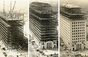 Image of the construction of the Thomas J. Moyer Ohio Judicial Center