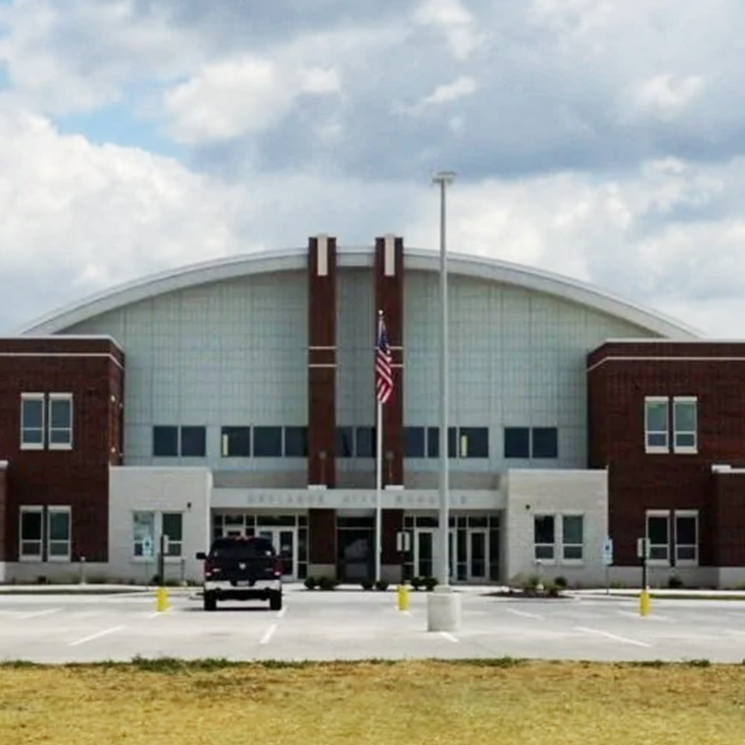The enterance to Defiance High School