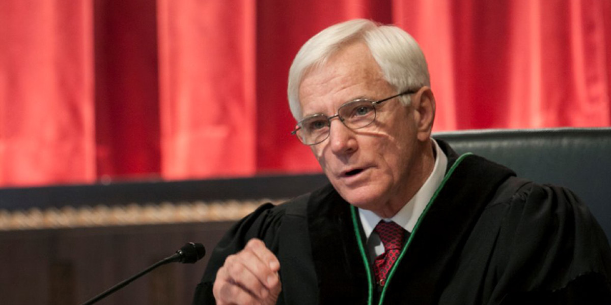 Image of Ohio Supreme Court Justice Terrence O'Donnell speaking during oral arguments