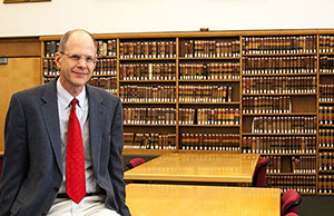 Ohio State University professor Edward B. "Ned" Foley, recipient of the Chief Justice Thomas J. Moyer Professorship for the Administration of Justice and Rule of Law.