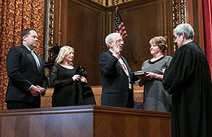 Ohio Supreme Court Holds Swearing in Ceremony for Justice Fischer