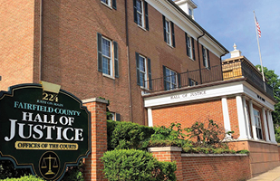 Image of the Fairfield County Hall of Justice building