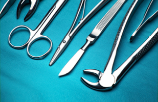 Image of surgical tools laid out