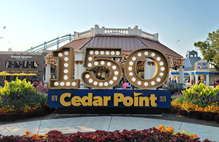 Image of Cedar Point amusement park entrance.