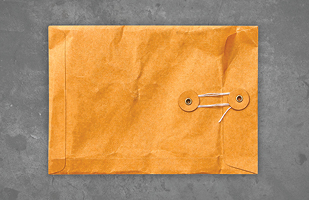 A large manilla envelope.