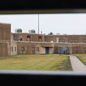 A prison yard.