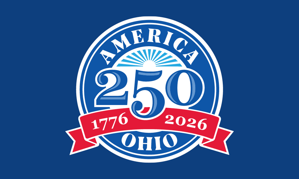 America 250 Ohio logo.